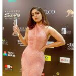 Bhumi Pednekar Instagram - I am full of gratitude and so motivated to work harder and push myself. Thank you #iffam2019 and @variety for the honour and for bringing us together. Truly a moment to remember 🙏🏻 #IFFAM #IFFAM2019 #第四屆澳門國際影展暨頒獎典禮 #Macao #AsianStarsUpNext #love #gratitude