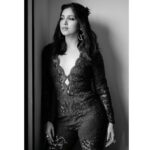 Bhumi Pednekar Instagram - In the shadows... . . . Wearing @pankajandnidhi Earrings and rings @outhousejewellery Styled by @gopalikavirmani Makeup @vardannayak Hair @streaxprofessional Captured by @sana.chow #wednesday #love #retroremixcollection #jaipur #blackandwhite