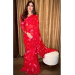 Bhumi Pednekar Instagram - Red isn’t always dangerous ❤️ . . . Wearing @arpita__mehta Styled by @shaleenanathani Makeup @13kavitadas Hair @hairstories_byseema #sonchiriya #sonchiriyapromotions #1stMarch #stylefile #sunday #hello #red #love