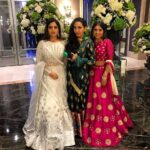 Bhumi Pednekar Instagram – With the girls ❤️ @iprernaarora @samikshapednekar 
#aboutlastnight #goodvibesonly #weddingtimes #happygirlsaretheprettiest
