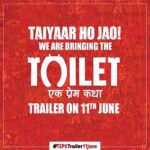 Bhumi Pednekar Instagram – We are on our way.Bringing the trailer of our beloved film on the 11th of June :) #tepktrailer11june @akshaykumar #ShreeNarayanSingh #SiddharthGarima #toiletekpremkatha