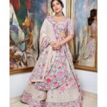 Bhumi Pednekar Instagram - Pink and Pretty 🧚‍♀️ @manishmalhotraworld @manishmalhotra05 . . . 📸 @kunaalbose Styled @pranita.abhi #Morning #Fam #love #glam #maydforaavs
