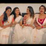 Chaitra Reddy Instagram – When you get that amazing Squeeze between my Mallu girls 😍 
🙈🌸HAPPY ONAM🌸🙈 
 My first Eva onam 😍 
 You girls made it so memorable 😍🌸
@its_shabana_ ❤️
@nakshathra_official ❤️
@reshma_muralidaran_official ❤️