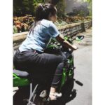 Chaitra Reddy Instagram - The only thing better than a superbike••• is a women riding it🥰 Vrrooommm vrroooommmmmm🏍️ • • • Bike sponsored by -@rax.stargazer🤣😅 Photography by -@rax.stargazer 🤭😘