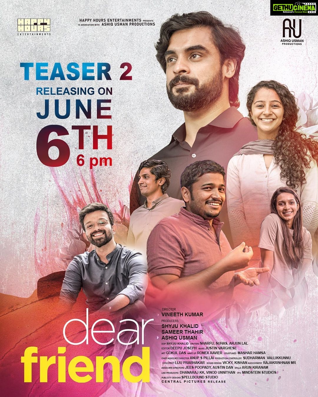 Darshana Rajendran Instagram - Dear Friend, Teaser 2 Tomorrow At 6 Pm 