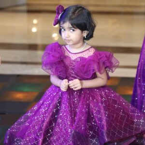 Ganesh Venkatraman Instagram - Happy "3"

Sammy's 👗- Beautifully designed by our darling @sowmyz_couture 💜 Thank you for giving the best as always 💜

#samairaganesh #3yrsold #growingupfast