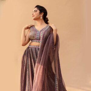 Priyanka Mohan Instagram - Purple Haze💜 

Styled by @pallavi_85 @openhousestudio.in 
Outfit @surbhiguptaofficial 
Earrings @houseofqc 
M&H @kalwon_beauty @marella_makeupstudio 
📸 @kiransaphotography