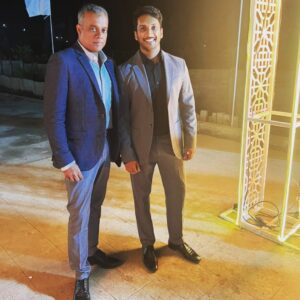 Sathish Krishnan Instagram - My GODFATHER for a reason. Sir : hey satz suit up da . Me: ok sir . Here it is . Pc: @ajaygnanamuthu , styling  by @theresa.shalini