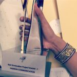 Kashmira Pardesi Instagram - Taking our final bow, it's our time to go. Hey, but at least we stole the show💫 #bestgraduationprojectaward #graduation2017🎓 #graduationnight National Institute Of Fashion Technology,NIFT