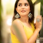 Mahima Nambiar Instagram - A smile is the most beautiful curve on a womans body !! Captured by : @camerasenthil MUA : @jeevithamakeupartistry Wearing : @baisacrafts Organized by : @rrajeshananda #traditional #salwar #happycolor #yellowdress #feelingconfident #smile #shine #actorlife #poser #photoshoot