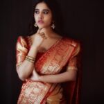 Nabha Natesh Instagram - Wishing everyone a happy Dussehra 🌺🌺 : : : Saree : @mangalagowrisilks Jewelery: @rsbrothers_jewellers Blouse @akruthi_label Styled by @impriyankasahajananda Photography @thescienceofphoto