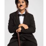 Nabha Natesh Instagram - You will never find a rainbow if you are looking down -Charlie Chaplin : : : : : CharlieChaplinxNabhaNatesh Photographer: Abilash Ramadass @itsabilash7 Stylist: Varshini Janakiram @stilerush_by_varshinijanakiram MUA & Hair: Naveen Yerra @makeup_by_naveenyerra3 Wardrobe : @uniquaaa_ Post production: Natalie -------------------------------------------------------- #nabhanatesh #abilashramadassphotography