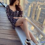 Nikki Tamboli Instagram – 🐒 At the Top, Burj Khalifa