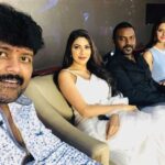 Nikki Tamboli Instagram - #shakeyobody #kanchana3 few stills from today’s pre release event of Kanchana3 in Hyderabad 🙏🏻#19thapril release world wide #nikkitamboli#nikkitambolifansclub
