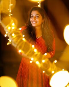 Rajisha Vijayan Instagram - Hope you all had a beautiful and green Diwali 💫 

@jiksonphotography 

@ashwinimathoor_couture 

@amal_ajithkumar