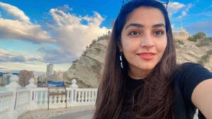 Rajisha Vijayan Instagram - Witnessed something so magical at the golden hour. ♥️