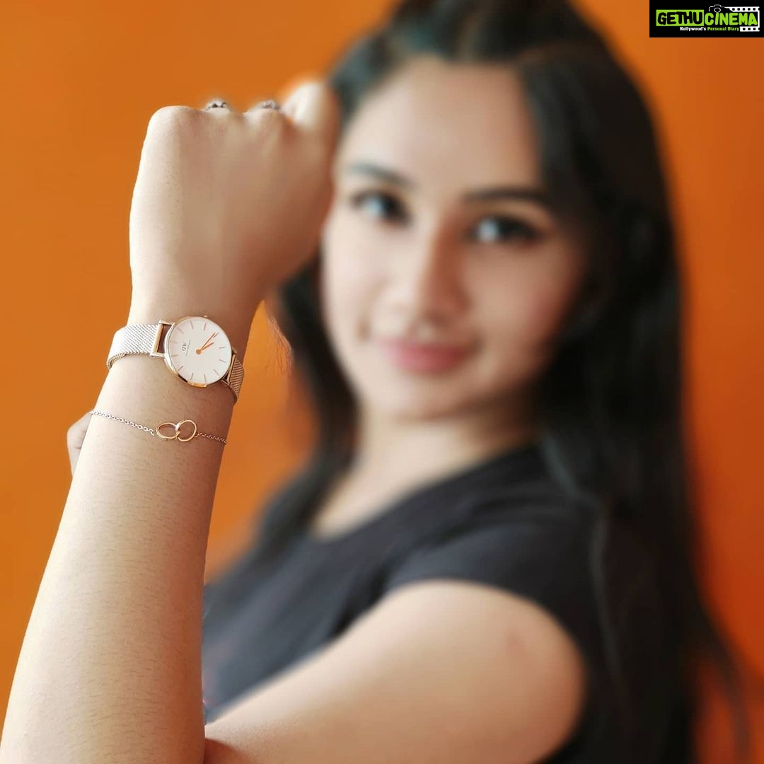 Raveena Daha Instagram – My @danielwellington watch looks elegant and ...