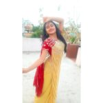 Raveena Daha Instagram - maybe someday we will meet And maybe talk, not just speak.♥️🦋 #love #live #laugh #happy #sareelove #mobilephotography #poser #pose #model #raveena #raveenadaha