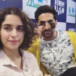 Sanya Malhotra Instagram - Badhaai ho 1 saal hogaya hai #Badhaaiho ko! @ayushmannk @gajrajrao @neena_gupta @iamitrsharma @jungleepictures @pictureschrome @ishantanus #akshatghildiyal 😍♥️