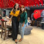 Shaalin Zoya Instagram - So much fun meeting this absolutely fun and beautiful @shaalinzoya !! Finally we get to meet …. Hoping to see you really soon , loved meeting you 😘😘😘 Good food and good fun ✨ . . . . . . . . . . . . . . . . . . . . . . . . . #friendship#friends#catchingup#lunchdate#girlgang