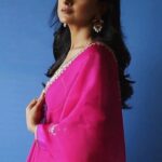 Shraddha Srinath Instagram - Shot by @clintsoman Hair and make up @romithokchom Outfit- @raw_mango Jewelry- @bcos_its_silver Stylist - @simrankhera5 @styledbyayushidixit Footwear - @stevemaddenindia @stevemadden