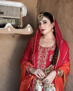 Sonia Mann Instagram - How is this 🤷‍♀️ #punjabisuit #culture #redsuit #sidhumoosewala Suit by @brocade.studio @tressloungeofficial @ashmitbajaj @rasa_jewels @dholtodoli Perfect Picture Location