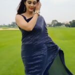 Surabhi Instagram - So happy to share my Sa'reel' 😁💙✨️ : : : : : : : : #reelsinstagram #reels #reelitfeelit #instagood #instareels #sunday #reelkarofeelkaro #sareelover #instafashion #instalove #instamood #instagood #surofficial #surbhi #surabhi #sareelove #sareel