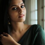 Swathishta Krishnan Instagram - 💚💚💚 . . . 📸@padambyveni 💄@divastylistmakeupartistry . . .