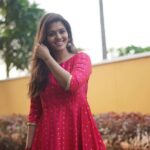 Swathishta Krishnan Instagram - 💓💓 . . . Wearing this beautiful garment from @instorefashions Captured by @jb__jonathan . . . .