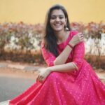 Swathishta Krishnan Instagram - 💓💓 . . . Wearing this beautiful garment from @instorefashions Captured by @jb__jonathan . . . .