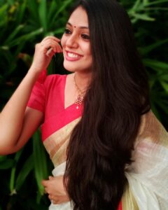 Veena Nandhakumar Instagram - Costume @paroscouture 
MUA @renusbridalstudio