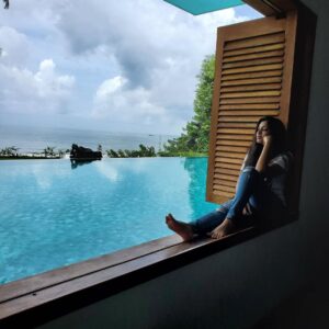 Veena Nandhakumar Instagram - You are simply a blanket of green and intellectual enlightenment away from the beach wherein you discover your boat n sail,
Beyond the clouds of reality lay the wonder of imagination.