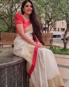 Veena Nandhakumar Instagram - Costume @paroscouture 
MUA @renusbridalstudio