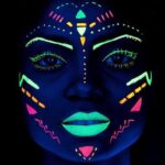 Anveshi Jain Instagram - My look for last night of #2017 #fullmoon #khophangan #neon #makeup #islandlife