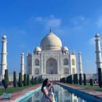Anveshi Jain Instagram - What a beauty Taj Mahal is ! I visited Taj for the first time , samne dekh k hi pata chalta hai what’s so magnificent about TAJ MAHAL and why it is a symbol of ❤️ #7wonderoftheworld #symboloflove #beautiful #tajmahal #love #agra #travel #photography #photooftheday #anveshijain