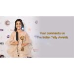 Ashnoor Kaur Instagram - #Gratitude 🙏🏻 #zee5indiantellyawards2019 @indtellyawards Sahara Star
