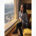 Ashnoor Kaur Instagram - #ootd #MyAirportLook Get my entire look only on @spoylapp and don’t forget to use the code “ASH15” for 15% off on your orders❤️ Outfit+backpack by @spoylapp #spoyl #spoyltbrat #ashnoorkaur #sunkissed #newbeginnings #AshnoorStyleDiaries The Lalit New Delhi