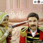 Ashnoor Kaur Instagram - Oh goddd🙈 #majorthrowback to #JhansiKiRani days! We gotta catch up really soon, it's been yearrssss! Just get rid of that moustache and dont be shocked seeing me😜 @govityler #Repost @govityler . . . Basically you’re in trouble if you ever have a moustache like this....DON’T!! This adorable princess clearly wasn’t a fan of it either 🤦‍♂️😂 #tbt #laughs #movember #memories #mumbai #india