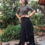 Ashnoor Kaur Instagram – Beauty is power, a smile is it’s sword… lovely outfit designed by @anushkaagarwal_label #ashnoorkaur #AshnoorStyleDiaries