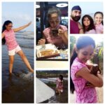 Ashnoor Kaur Instagram - My great start of weekend #beach #saltfarming on our way found dis cute lamb #It reminded me of d poem ... Marry had a little lamb .. ☺️ #lamb ... #ashnoor #weekend #njoyment #familytime #😘