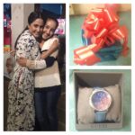 Ashnoor Kaur Instagram - Thanx Hina Di 4 d farewell gift! Love u ! #aahnoor #hina #naira #akshara #offscreen #Yrkkh #yerishtakyakehlatahai #starplus #😘 #motherdaughter Film City