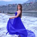 Ashnoor Kaur Instagram - Forever the girl who loves twirling💙 Styled by my lovely @harshkhullarofficial ✨