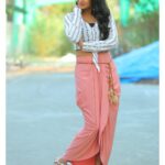 Bhanu Sri Mehra Instagram - 🐹 Outfit by:@hemamanohar1 PC:@poulino_pictures Earrings:@shivi_collections @agasthyaarts @zeetelugu #adhirindi #adhirindhishow