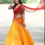 Bhanu Sri Mehra Instagram - Keep smiling because life is a beautiful thing there's so much to smile about and iam not what happened to me iam what I choose to become.❤️❤️ Outfit by :@firoz_design_studio Photography :@they_call_me_keshu