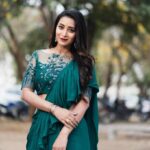 Bhanu Sri Mehra Instagram - May the festival of new bringing be the start of prosperity and success to your life have a great and wonderful "UGADI" thank you 😊 dhiyuvarun @divya_varun_official #festivus #ugadi #newyear #happiness #cool #peace #positivevibes #ugadipachadi🍯😋 Dress styling by: dhiyuuuu Photography: sai @divya_varun_official