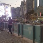 Bhanu Sri Mehra Instagram - Iam enjoying at Melbourne city💃💃 Fed Square