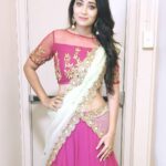 Bhanu Sri Mehra Instagram - This amazing dress outfit by @kalamkari247 Thank you so much for making me beautiful saikalmkari @kalamkari247 Palais Theatre