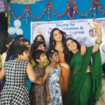 Bhanu Sri Mehra Instagram - Happy faces @lasyamanjunath @yashmigowda @zeetelugu #superqueen #ngo #bhanusree🔥❤️ #hybridpilla
