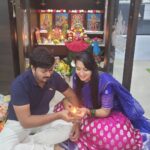 Bhanu Sri Mehra Instagram - Happy Diwali 🧨 glowing with peace ✌ joy and prosperity ✨ Outfit by:@jahnavivarmalabel #festival #Diwali #mood #peace #enjoy #bhanusree🔥❤️ #hybridpilla