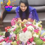Bhanu Sri Mehra Instagram - Thank you so much 💓 Happy Diwali 🧨🎇🤩 Outfit by @jahnavivarmalabel #festival #Diwali #joy #peace #property #bhanusree🔥❤️